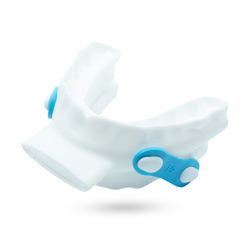 TeleOAT Impression Kit Photo of O2Vent Optima oral appliance.